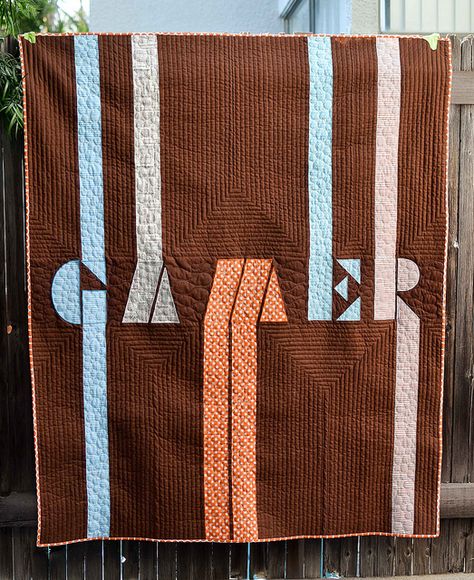 From the book "Geared for Guys." >> gamer quilt by ericajackman, via Flickr Gamer Quilt, Word Quilts, Alphabet Quilts, Diy Geek, Video Game Lover, Pretty Quilts, Alphabet Quilt, Finished Quilts, The Quilt Show