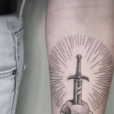 Hammersmith Tattoo London on Instagram: "Excalibur Sword Tattoo by @marcelina.tattoo ⚔️ To book your tattoo with Marcelina contact us: ✖️ @marcelina.tattoo ✖️ @hammersmith_tattoo_london ✖️ info@hammersmithtattoo.co.uk ✖️ 020 7602 1086 ✖️ www.hammersmithtattoo.co.uk #swordtattoo #excaliburtattoo #neotraditional #neotraditionaltattoo #neotraditionaltattoolondon #newschool #newschooltattoo #newschooltattoolondon #newwave #newwavetattoo #newwavetattoolondon #londontattoo #tattoolondon #hamm Excalibur Tattoo, Woodcut Tattoo, London Tattoo, New School Tattoo, New Wave, Contact Us, Tattoo Ideas, London, Tattoos