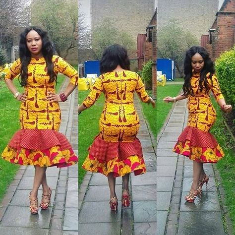 Style inspiration dress@anasimba_official #sugarweddings Kitenge Designs For Young Ladies, African Midi Dress, Kitenge Designs, Inspiration Dress, Mixed Print Dress, African Dresses Modern, African Print Dress Designs, African Fashion Modern, African Traditional Dresses