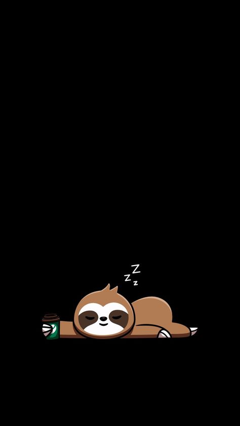 Sloth Wallpaper, Sloth Cartoon, الفن الرقمي, Crazy Wallpaper, Iphone Wallpaper Images, Free Iphone Wallpaper, Watch Wallpaper, Apple Watch Wallpaper, Cute Sloth