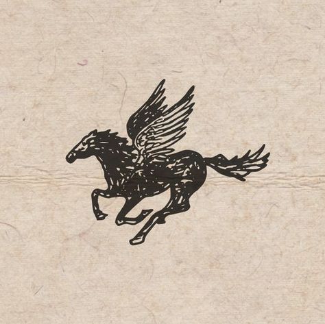 Pegasus Tattoo Traditional, Medieval Horse Art, Black Horse Tattoo, Pegasus Tattoo Design, Medieval Dragon Tattoo, Jousting Horse, Pegasus Illustration, Knight Tattoos, Horse Engraving