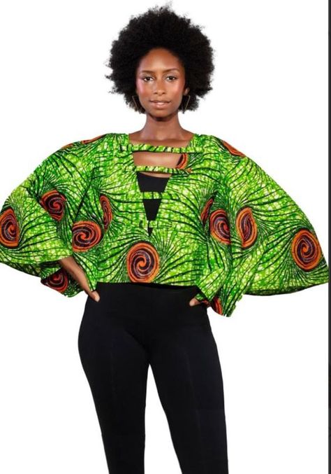 Beautiful patterns that brighten up any outfit #AnkaraPrint #pinningtip #weddin Be Unbothered, African Formal Dress, Ankara Top Styles, African Print Top, Ankara Blouse, Ankara Dress Designs, Ankara Styles For Women, Africa Clothing, African Blouses