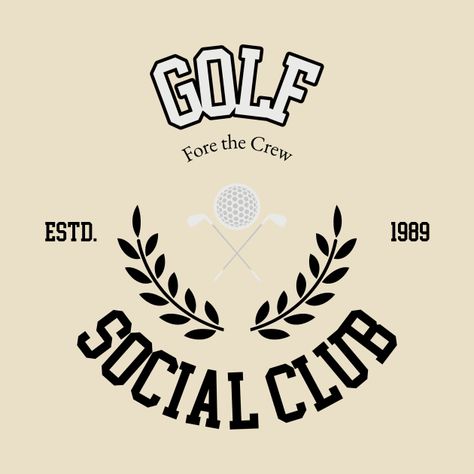 Golf Logo, Only Child, Social Club, Green Jacket, Identity Logo, Golf, Typography, Tshirt Designs, ? Logo