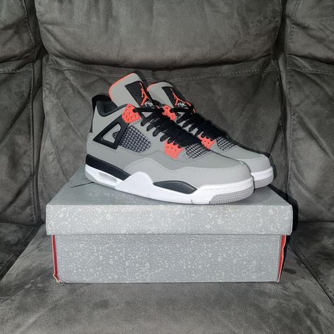 Jordan 4s infrared 1:1 - Depop Infared Jordan 4s, Jordan 4s Infrared, Jordan 4s, Jordan, Girl Outfits, Quick Saves