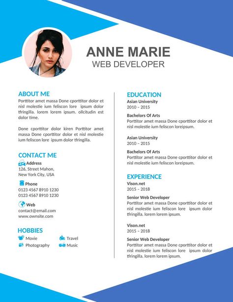 (Resume / CV / Biodata Format Free Download in Word, PDF) Full-Size Template Preview Video ... Read moreDownload Modern Resume Template Word (.docx & .pdf) The post Download Modern Resume Template Word (.docx & .pdf) appeared first on TechGuruPlus.com. Resume Template Free Downloadable, Download Cv Format, Biodata Format, Best Resume Format, Cv Format, Modern Resume Template, Modern Resume, Resume Template Word, Resume Format