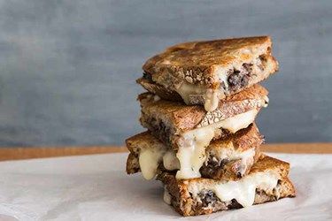 Fontina Grilled Cheese, Short Rib Sandwich, Taleggio Cheese, Cheese Toastie, Grilled Cheese Sandwiches, Ribs On Grill, Short Rib, Braised Short Ribs, Fig Jam