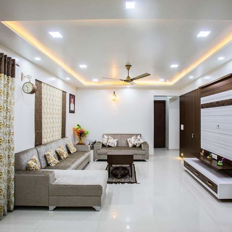 Latest False Ceiling Designs, Salon Simple, Simple False Ceiling Design, Simple Ceiling Design, False Ceiling Bedroom, Ceiling Design Ideas, New Ceiling Design, Pvc Ceiling Design, False Ceiling Living Room