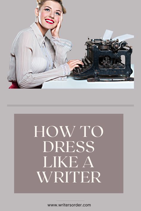 If you're a great writer, better dress like one. Here's a guide to dressing like a writer. #writers #fashion #darkacademia #lightacademia #blogging Writers Outfits Aesthetic, Outfits For Writers, I Am A Writer Aesthetic, How To Dress Like A Writer, Writer Outfits Style, Author Outfit Aesthetic, Creative Writer Aesthetic, Book Signing Outfit Ideas, Writers Outfits