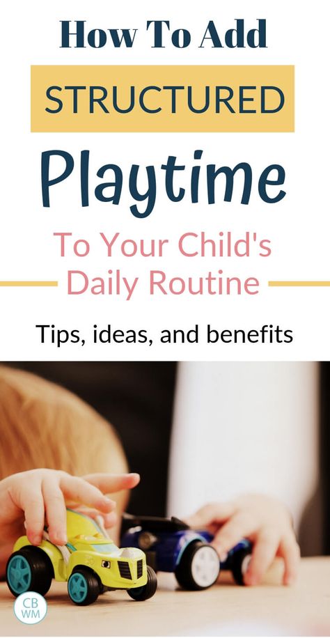 Day Routine Schedule, Structured Play, Baby Wise, Eat Healthy Food, Toddler Schedule, Day Routine, Independent Play, Screen Free Activities, Parenting Help