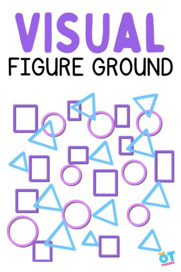 Figure Ground Worksheets, Figure Ground Activities, Slow Cooker Country Style Ribs, Figure Ground Perception, School Based Therapy, Visual Perception Activities, Visual Processing, Visual Tracking, Country Style Ribs