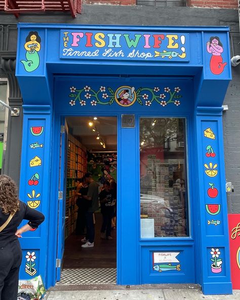 THE LAST AND FINAL WEEKEND OF THE FISHWIFE TINNED FISH SHOP IS HERE 🚕🎏🪩🌈‼️ 📍247 Elizabeth Street, NYC 👐🏼 friday 10/4 �– sunday 10/6 ⏱️ 2PM - 8PM today and 11AM - 8PM on saturday & sunday we hope to see you before we close up shop!!! 🤘🏼 Tinned Fish, Alice Glass, Fish Shop, Elizabeth Street, Saturday Sunday, I Don T Know, See You, Close Up, Branding