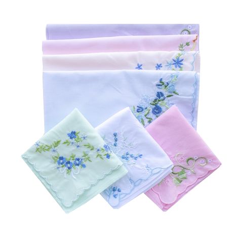 PRICES MAY VARY. Size:40cm Square,15.7*15.7 inch Delicate Embroidery Soft Cotton Handkerchiefs with cute Wavy Edge Assorted pack of novetly handkerchiefs,scalloped edge cute Hankies. Not only an extraordinary special accessories as a decoration, but very useful for daily. BEAUTIFUL BRIDE accessories for wedding day -Bridal ladies handkerchief special gifts for bridesmaids from bride, a unique fun bridal shower gift for bride Assorted Ladies Novetly Embroidered Cotton Soft Handkerchiefs Scalloped Handkerchief Embroidery Broiderie Stitch, Cute Handkerchief, Bridal Shower Gift For Bride, Best Bridal Shower Gift, Accessories For Wedding, Gifts For Bridesmaids, Bridal Shower Gifts For Bride, Ladies Handkerchiefs, Embroidered Handkerchief