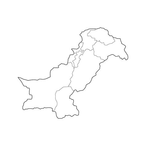 Line pakistan map illustration vector in... | Premium Vector #Freepik #vector #map #pakistan #independence-day #line-map Pakistan Map Illustration, Pakistan Map Drawing, Pakistan Drawing, Pakistan Illustration, Freepik Illustration, Body Parts For Kids, Pakistan Map, Map Drawing, Sketch Images