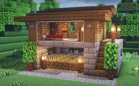 Minecraft Small House, Minecraft Starter House, Minecraft Houses Survival, Rumah Minecraft Sederhana, Starter House, Bangunan Minecraft, Minecraft House Plans, Easy Minecraft Houses, Cute Minecraft Houses