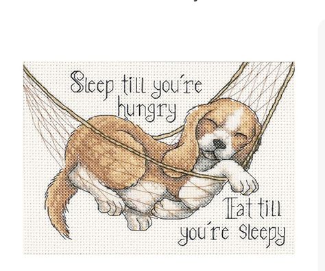 Puppy Quotes, Dimensions Cross Stitch, Love Stitch, The Good Life, Counted Cross Stitch Kits, Cross Stitch Patterns Free, Stitch Kit, Good Life, Cross Stitch Kits