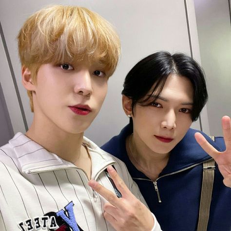 Yunsang Ateez Ship, Yunsang Ateez, Yunho Icons, Duos Icons, Ateez Yunho, Pirate Kids, Male Idols, Jeong Yun-ho, Lil Boy