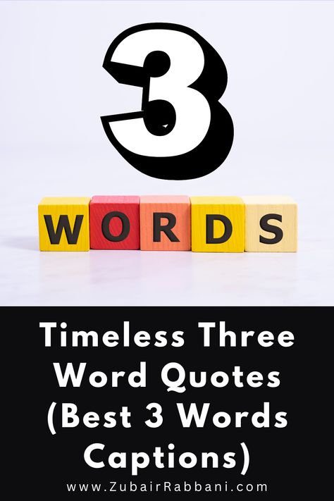 Timeless Three Word Quotes (Powerful, Love, Attitude, And Savage) Best 3 Words Captions 2-3 Words Quotes, Three Words Captions, Three Words Quotes, 3 Word Quotes, Three Word Quotes, Quotes Powerful, Word Quotes, School Quotes, Quotes That Inspire