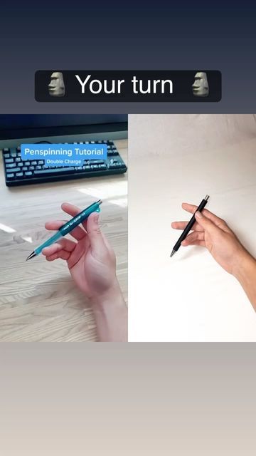 Pen Flipping Tricks, How To Spin Your Pen, How To Learn Pen Spinning, Easiest Pen Spinning Tutorial, Spinning Pen Trick, Pen Tricks, Mish Mash, Gym Workout Videos, Best Pens