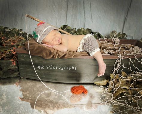 fly fishing newborn picture Fishing Newborn Pictures, Fishing Basket, Baby Boy Pictures, Fishing Outfits, Newborn Photoshoot, Newborn Pictures, Newborn Girl, Newborn Photos, Fly Fishing