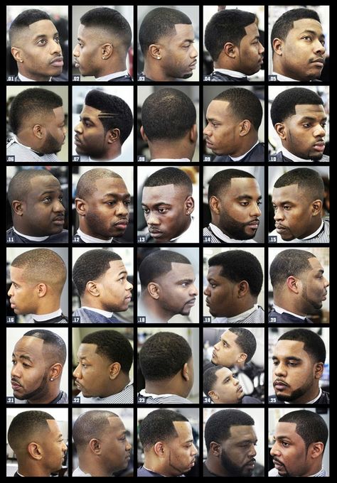 Haircut Chart, Black Barbershop, Hair Clipper Sizes, Hairstyle Everyday, Barber Shop Pictures, Barber Poster, Barber Shop Haircuts, Hair Poster, Barbershop Haircut