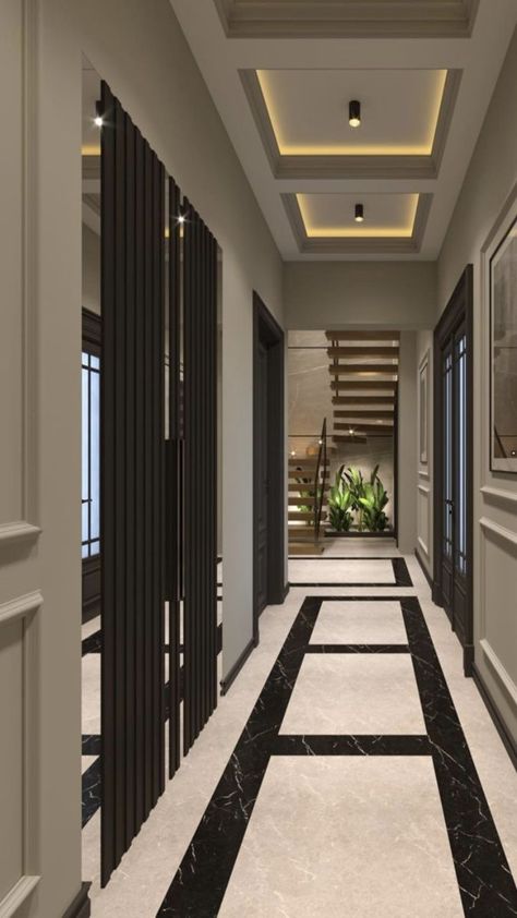 Corridors Design Home, Luxury Ceiling Design, Italian Mafia, New Ceiling Design, Corridor Design, Lobby Interior Design, Interior Ceiling Design, House Interior Design Styles, Interior Design Your Home