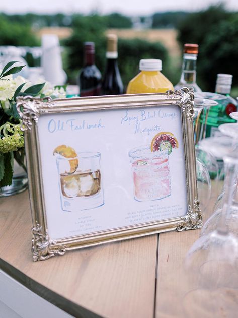 Wedding Design Board, Event Signs, Signature Drink Sign, Wedding Signature Drinks, Menu Wedding, Bar Menu Wedding, Newport Wedding, Tented Wedding, 2025 Wedding