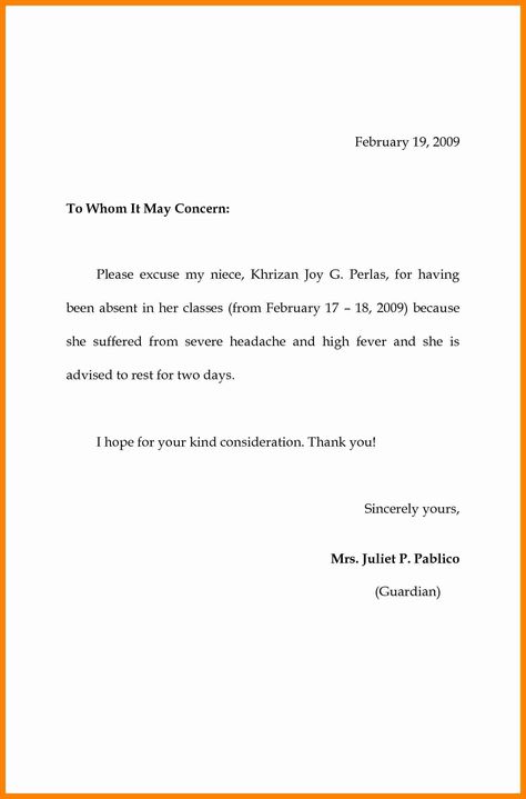 40 Absent Letter for School | Desalas Template Absent Letter For School, Absent Letter, Excuse Letter, Letter Writing Format, Absent From School, Letter Writing Examples, Absent Students, Make A Family Tree, Birth Plan Template