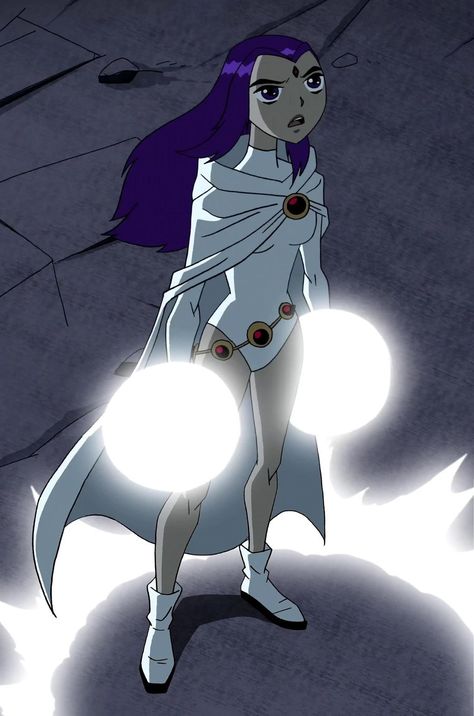 Raven From Teen Titans, Raven Comics, Raven Outfits, Raven Costume, Raven Teen Titans Go, Raven Cosplay, White Raven, Teen Titan, Raven Art