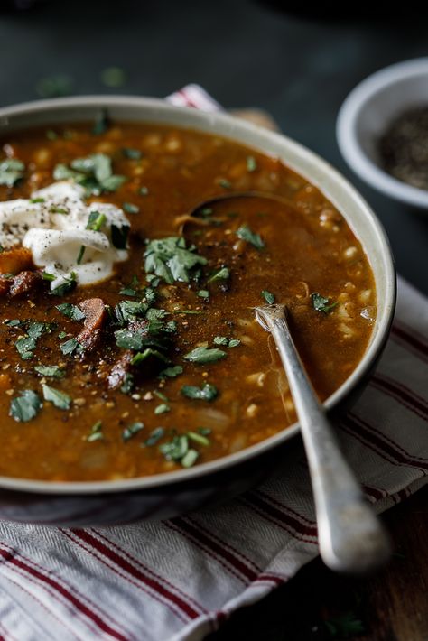 Lamb Soup, How To Cook Barley, Grilled Cheese Croutons, Best Soup, Recipes For Fall, Glass Of Red Wine, Comforting Soup, Winter Cooking, Roasted Butternut Squash Soup