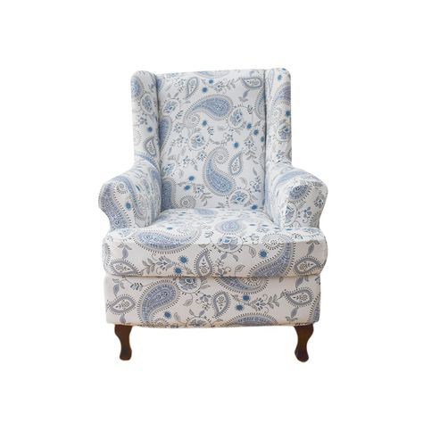 PRICES MAY VARY. High Quality Wingback Chair covers: HAOYONG wingback chair slipcovers are made of 92% polyester and 8% spandex material, which are soft and easy to stretch. Long-term use without worrying about deformation. And since we are using high elastic fabrics the chair cover applied to most wingback chairs. Perfect Size: HAOYONG armchair slipcovers suitable for the wing chair that is 27"- 31.5"(69-80cm) long, 31.5"- 36.2"(80-92cm) high, and 35.4"- 43.3"(90-110cm) wide. Please measure you Wingback Sofa, Wingback Chair Slipcovers, Wingback Chair Covers, Office Chair Cover, Wingback Chairs, Recliner Cover, Bench Covers, Wingback Armchair, Slip Covers