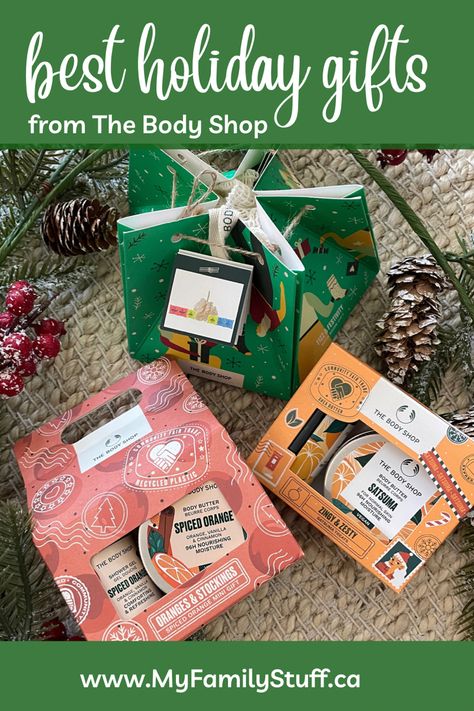 The Body Shop holiday gift sets The Body Shop Gifts, Timeout Corner, Body Shop Body Butter, Coconut Bath, Holiday Scents, Orange Spice, Beauty Must Haves, Shop Gift, Loving Your Body