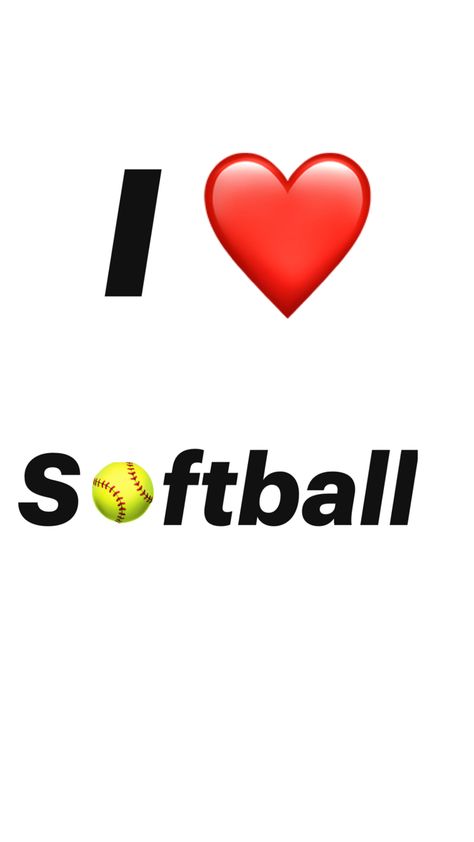 Softball And Volleyball Wallpapers, Softball Phone Wallpaper, I Wish Love Was Like Softball, Pink Softball, Softball Heart, Softball, Quick Saves