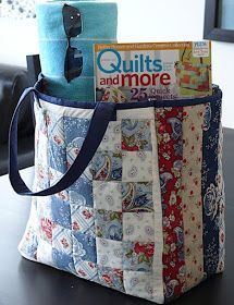 Quilted Tote Bags Tutorial, Quilted Tote Bags Patterns, Quilted Bag Patterns, Tote Bag Pattern Free, Farm Quilt, Tote Bag Tutorial, Bag Pattern Free, Tote Bags Sewing, Sew Ins