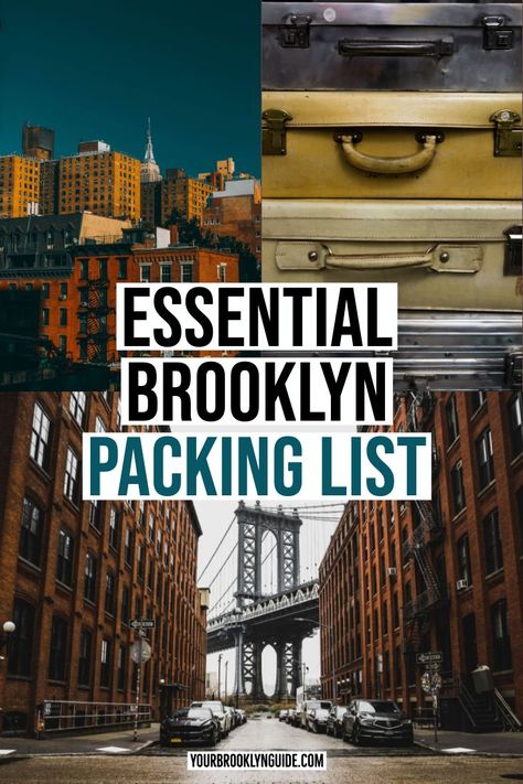 What to pack for Brooklyn | Brooklyn packing list | Brooklyn travel guide | New York City packing list | NYC travel guide | New York City travel guide | what to pack for NYC | NYC travel tips | New York City travel tips | Brooklyn travel tips | things to do in Brooklyn | Brooklyn new york city | things you need in Brooklyn #Brooklyn #NewYorkCity #NYC #traveltips City Packing List, Brooklyn Guide, Nyc Tourist, Nyc Tips, Where To Eat In Nyc, Brooklyn Photography, Visiting New York City, New York City Trip, New York City Restaurants