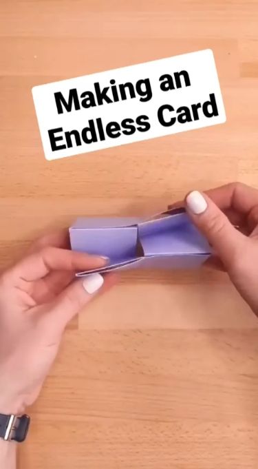 3rd Grade Craft Ideas, Diy Endless Card, Endless Card Diy, Cool Card Ideas Diy Crafts, Pop Up Greeting Cards Diy, Endless Card Tutorials, Homemade Paper Crafts, Diy Creative Cards, Easy Paper Gifts