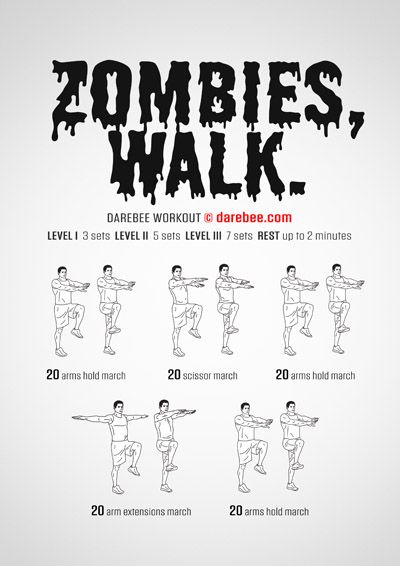 DAREBEE 2300+ Home Workouts Mha Workout, Darbee Workout, Walk Workout, Workouts Cardio, Fitness Challenges, Zombie Walk, Exercise Inspiration, Motivation Exercise, Home Fitness