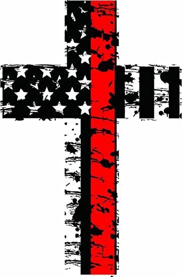 Firefighter Cross, Maltese Cross Firefighter, Firefighter Decals, Firefighter Stickers, Cross Fire, American Firefighter, Fire Wife, Fire Fighters, Red Vinyl