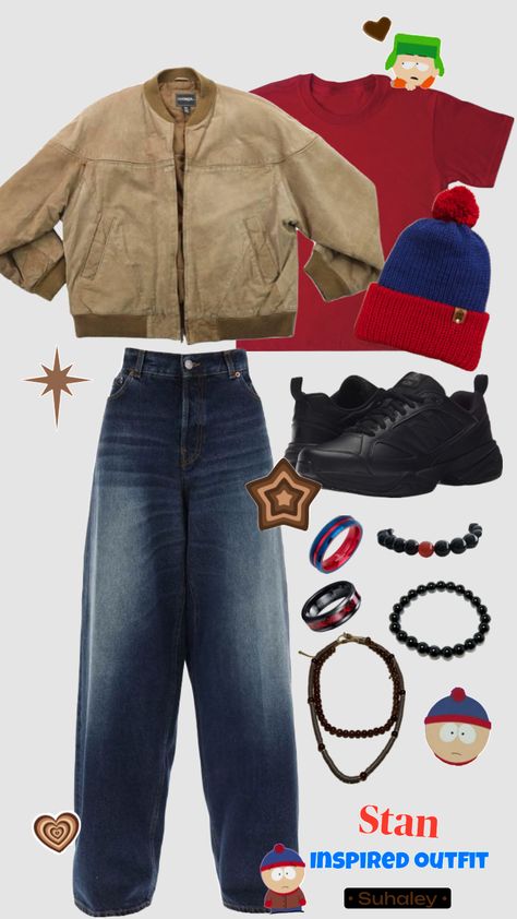 #outfitinspo #southpark #stanmarsh #madebyme South Park Cosplay, Cosplay Outfits, Grunge Outfits, Aesthetic Outfits, South Park, Halloween Outfits, Your Aesthetic, Connect With People, Creative Energy