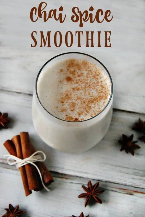 Autumn Smoothie Recipes, Autumn Smoothie, Fodmap Smoothies, Fall Smoothies, Apricot Smoothie, Easy Healthy Smoothies, Healthy Breakfast Smoothies, Pineapple Smoothie, Chai Spice