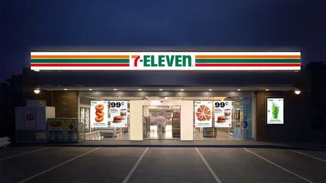 7-Eleven rebranding - Fonts In Use 7 11 Aesthetic, 11 Aesthetic, Seven Eleven, Case Presentation, Get In The Mood, Beautiful Logos Design, 7 Eleven, Aesthetic Japan, Nova York