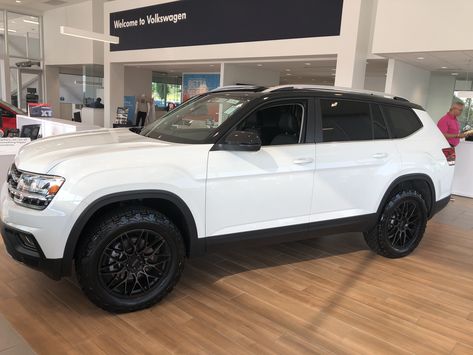 2019 Volkswagen Atlas with KMC wheels  #2019 #Volkswagen #Atlas #VolkswagenAtlas #KMC #KMCwheels #CVD #CVDauto #Custom #CustomVehicleDesign Volkswagen Atlas Custom, Vw Atlas Custom, Vw Atlas Accessories, Kmc Wheels, Vw Atlas, Custom Vehicles, Volkswagen Atlas, Dream Vehicles, Mom Car