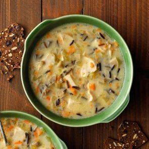 Chicken Wild Rice Soup - Lake of the Woods Turkey Wild Rice Soup, Holiday Soups, Chicken And Wild Rice Soup, Wild Rice Soup Recipes, Chicken Wild Rice, Chicken Wild Rice Soup, Rice Soup Recipes, Chicken And Wild Rice, Best Soup Recipes