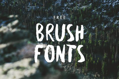 Give your web and print design projects a vintage, DIY feel with one of the amazing, hipster-friendly, free brush fonts that we found online. Brush Lettering Font, Type Design Inspiration, Brush Fonts Free, Font Sets, Best Cursive Fonts, Free Cursive Fonts, Hand Fonts, Aesthetic Fonts, Logo Design Art