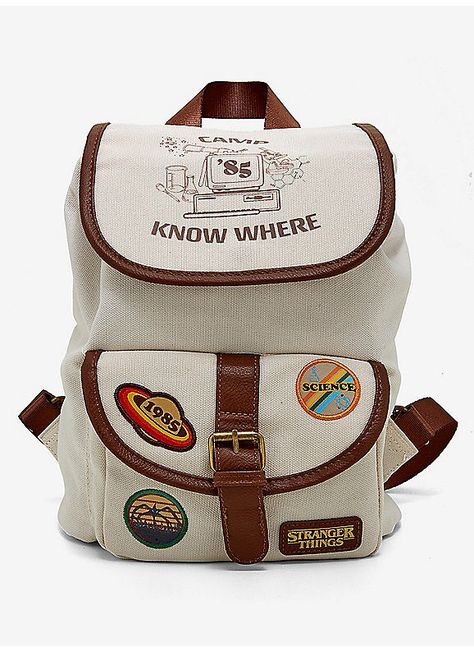 Hot Topic : Stranger Things Camp Know Where Patch Mini Backpack Hot Topic Stranger Things, Stranger Things Merch, Stranger Things Merchandise, Backpack Patches, Nerd Gifts, Stranger Things Meme, Stranger Things Funny, Stranger Things Netflix, Enola Holmes