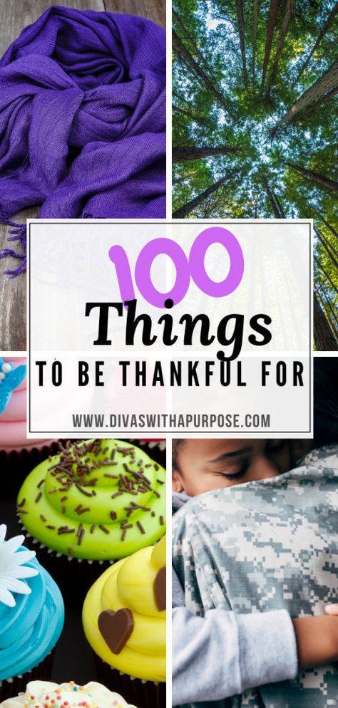 Here is a list of 100 everyday things to be thankful for. Did you know that practicing gratitude regularly is good for your health - physically and mentally? It is! It makes you happier. It helps you sleep better at night. Practicing gratitude gives you more energy, helps you relax and so much more. Gratitude is a habit that can impact many different areas of your life.  | Divas With A Purpose #gratitude #ThankfulThursday How Can I Sleep, Practicing Gratitude, Thankful Thursday, My Community, Kids Laughing, Saggy Skin, Daily Gratitude, Loose Skin, Be Thankful