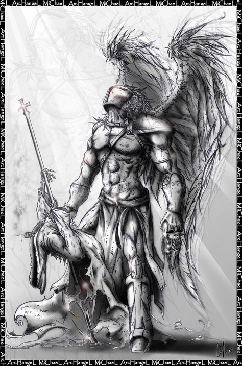 Angel Warrior Tattoo, Angel Warrior, Warrior Tattoo, A Man, Angel