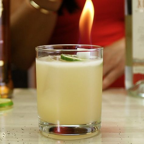 Flaming Drinks, Tropical Cocktail Recipes, Drink Image, Smoked Cocktails, Light Drinks, Mezcal Cocktails, Tipsy Bartender, Best Cocktail Recipes, Rum Cocktail