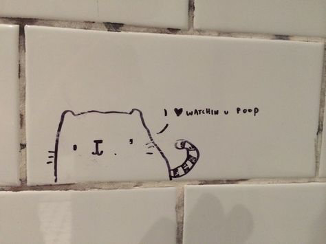 This one that doesn’t want you to be ashamed: | 26 Times Bathroom Graffiti Was Actually Perfect Twitter Screenshots, Bathroom Graffiti, Potty Humor, School Bathroom, Bathroom Stall, Toilet Humor, Bathroom Quotes, Christmas Comics, Husky Funny