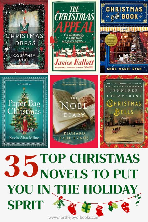 Discover the Magic of Christmas with 35 Top Christmas Novels! 📚🎄 Whether you're into classic tales like 'A Christmas Carol' or craving heartwarming contemporary stories like 'Winter Solstice,' there's a festive read for everyone on your list. Explore the enchanting world of Christmas literature today! #ChristmasBooks #FamousChristmasBooks #HolidayReading Christmas Historical Fiction Books, Christmas Novels For Adults, Christmas Books For Adults, Novel Suggestions, Christmas Novels, Christmas Reads, Holiday Reading List, Christmas Drama, December Mood