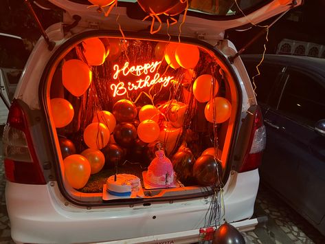 Birthday car decoration Car Birthday Surprise For Boyfriend, Bday Decoration In Car, Birthday Car Decoration, Car Surprise, Happy Mothers Day Banner, Surprise Birthday Decorations, Mother's Day Banner, Happy Birthday Decor, Birthday Surprise Boyfriend